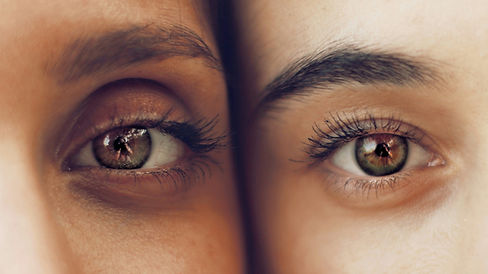 Two human eyes, I-Care Optical