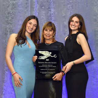 HG Alum Francesca Rimbos, NHS Chair Lea Soupata & HG Alum Jenna Temple