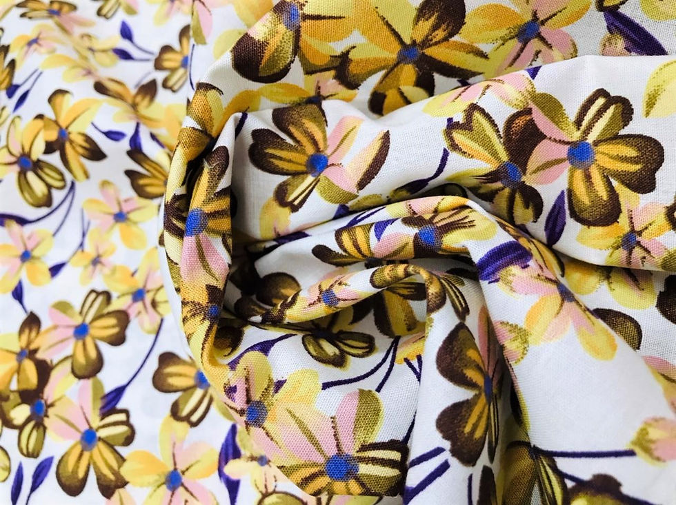 Cotton Poplin es un algodón estamapdo, ideal para climas calidos y prendas holgadas