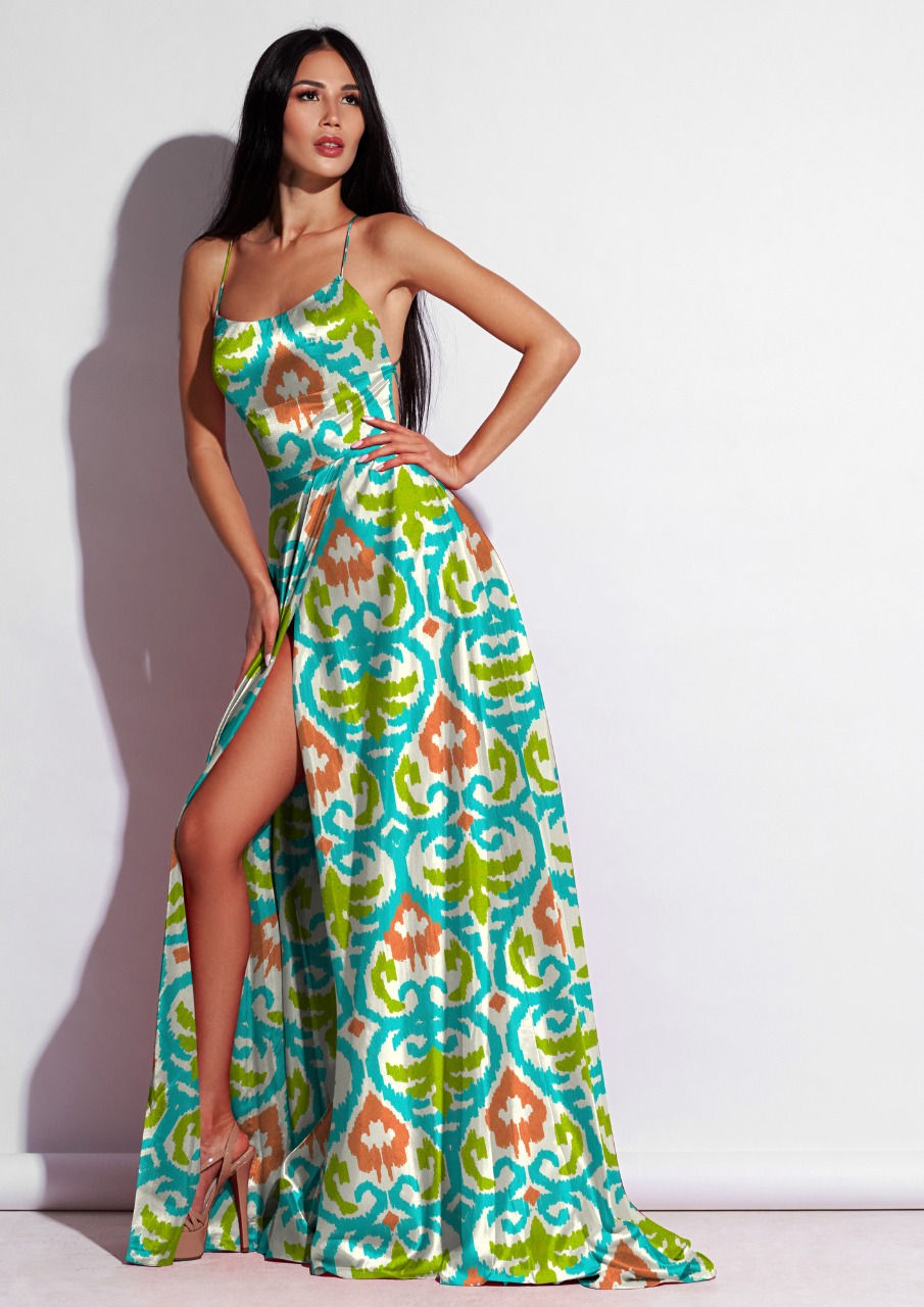 Miniatura: Seda italiana ideal para blusas, faldas, kimonos y pantalones
