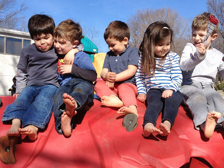 barefoot fun at Painted Oak