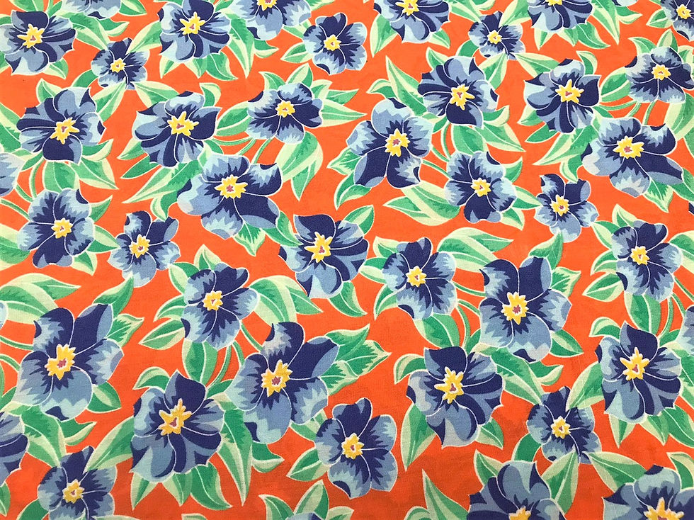 Challis es una tela tejida ligera, y fresca ideal para tops, blusas, faldas, shorts, vestidos y pantalones 