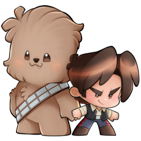 Han & Chewie - Sticker