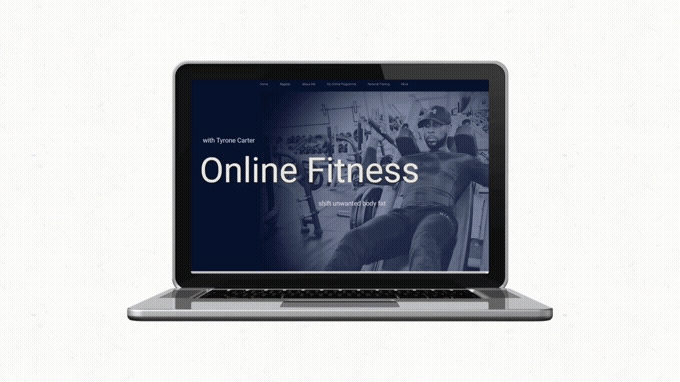 Fitness Website Design