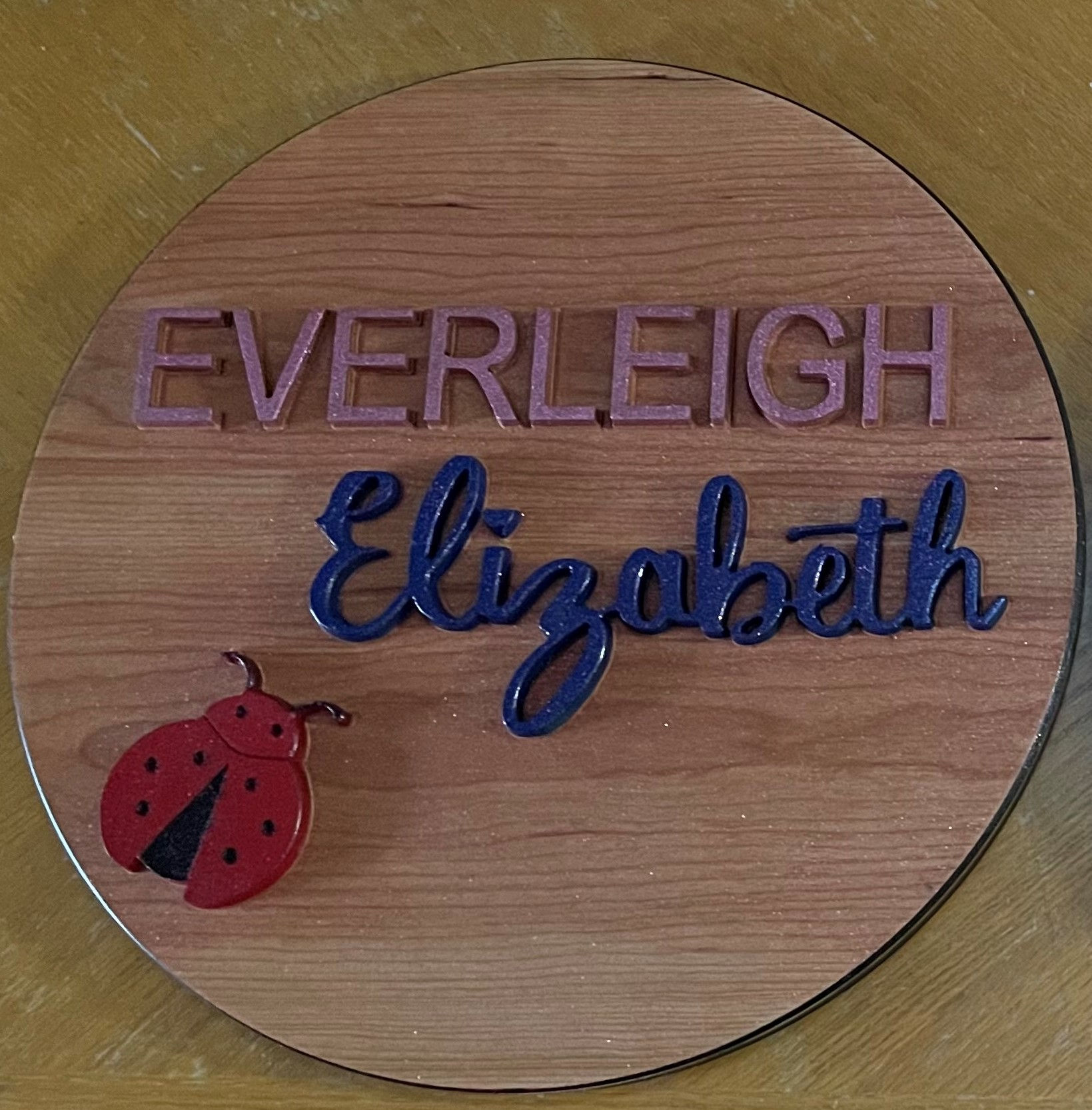 CUSTOM BABY NAME BOARD