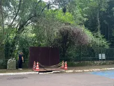 Defesa civil é acionada para vistoriar parque que teve erosão agravada por chuvas em SP