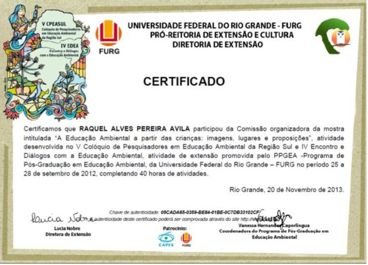 A Educação Ambiental a partir das crianças: imagens, lugares e proposições