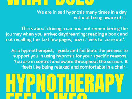 What does Hypnotherapy feel like?