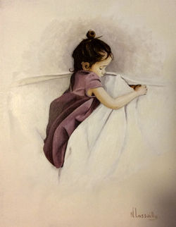 261 Endormie VENDU 19x24