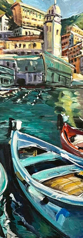 Vernazza, paintingvernazza, italyart, italypainting, cinqueterrepainting, 