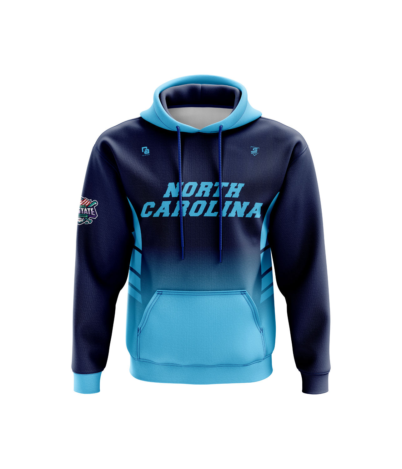 North Carolina Full Sublimated Fleece Hoodie