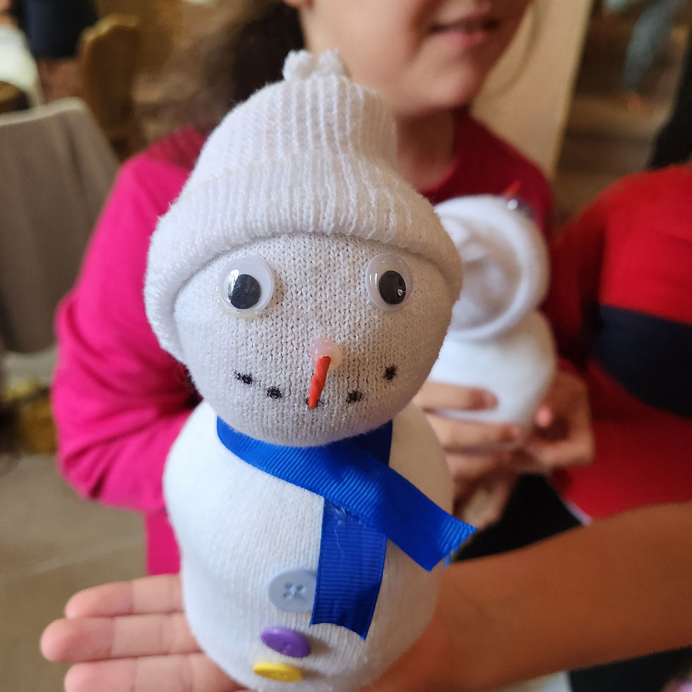 Miniatura: Snowman Sewing Project