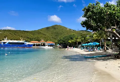 st john ferry cruz bay on the rocks