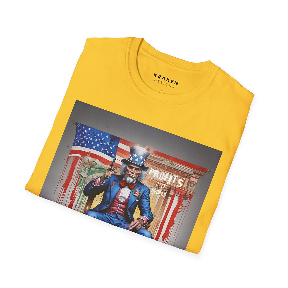 Thumbnail: Kraken Designs: Uncle Sam - Unisex T-Shirt