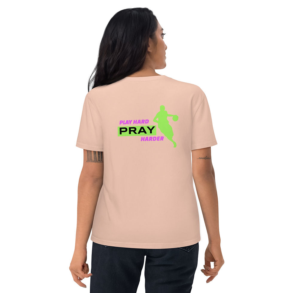Thumbnail: Play Hard Pray Harder Shirt | Unisex Christian T-Shirt