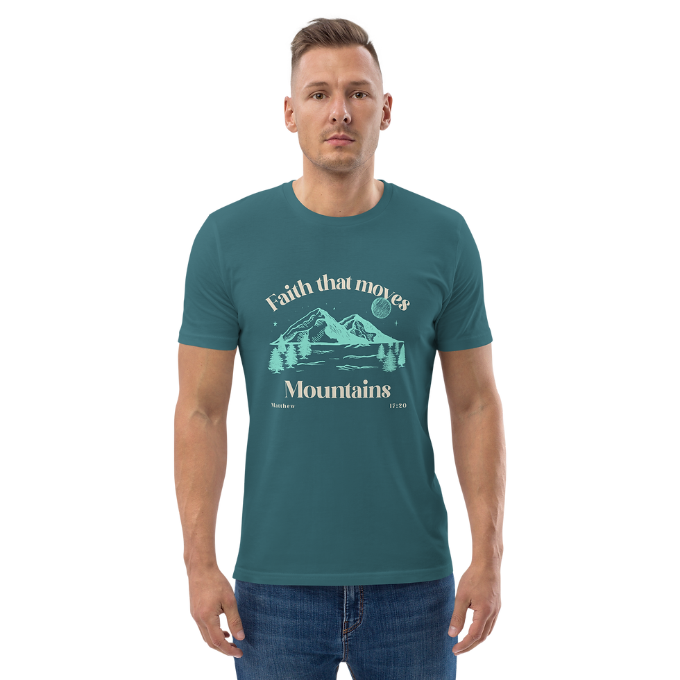 Thumbnail: Faith That Moves Mountains, Unisex Classic Fit, Organic Cotton