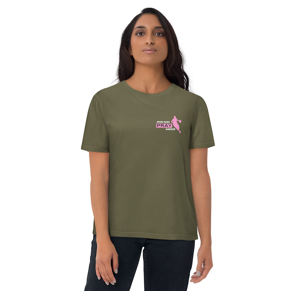 Thumbnail: Play Hard Pray Harder Shirt | Women’s Christian T-ShirtPlay Hard Pray Harder Shirt | Women’s Christian T-Shirt