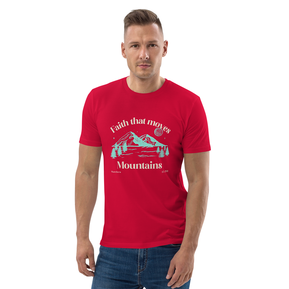 Thumbnail: Faith That Moves Mountains, Unisex Classic Fit, Organic Cotton