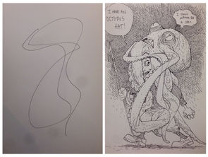 Play the scribble game with yourself.