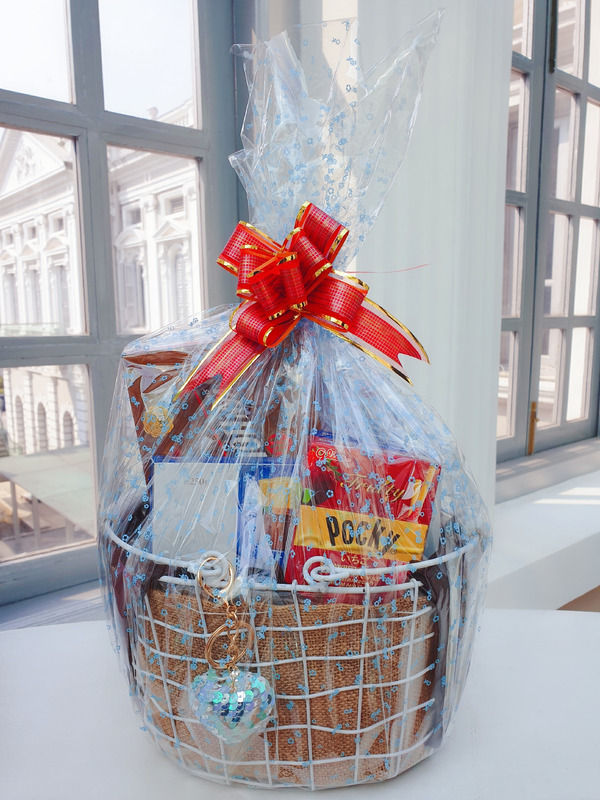 White Love Basket