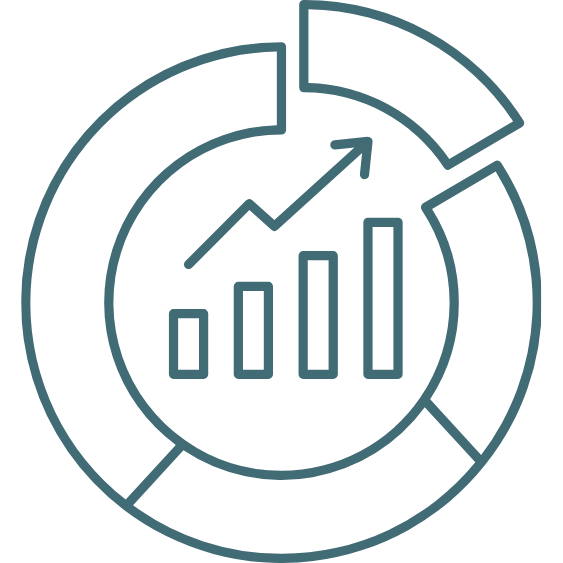 Icon representing brand and content strategy planning