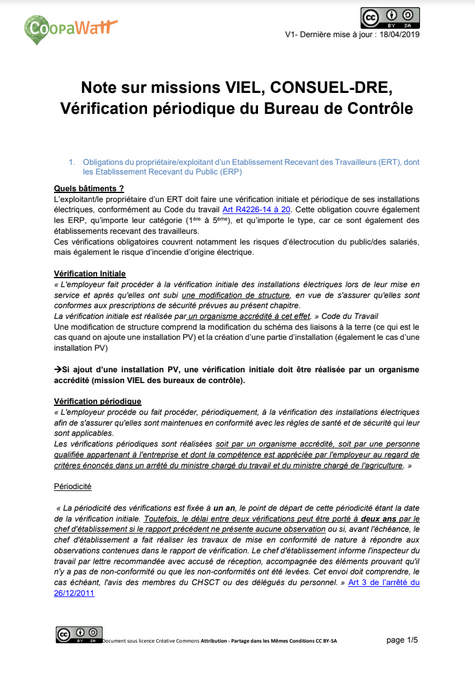 Verifications périodiques et Consuel