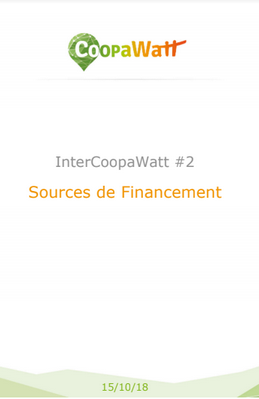 Sources de financement