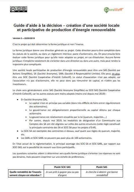 Aide à la décision (SAS/SCIC)