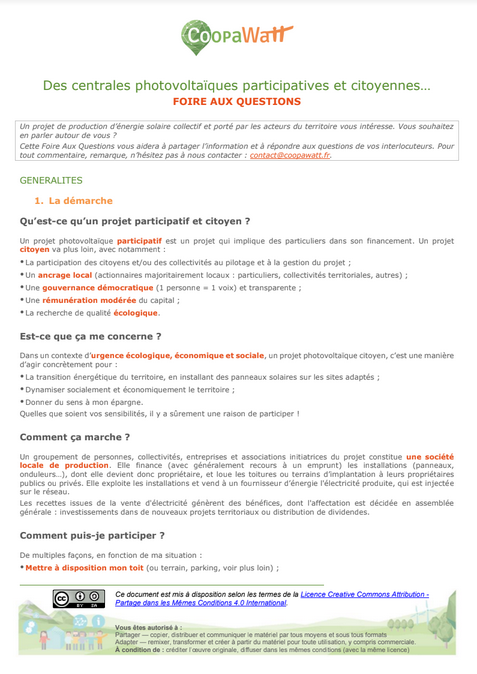 Foire aux questions