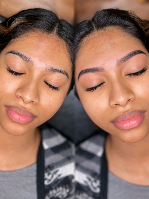 brow wax. brow shape. brow tint. henna brows