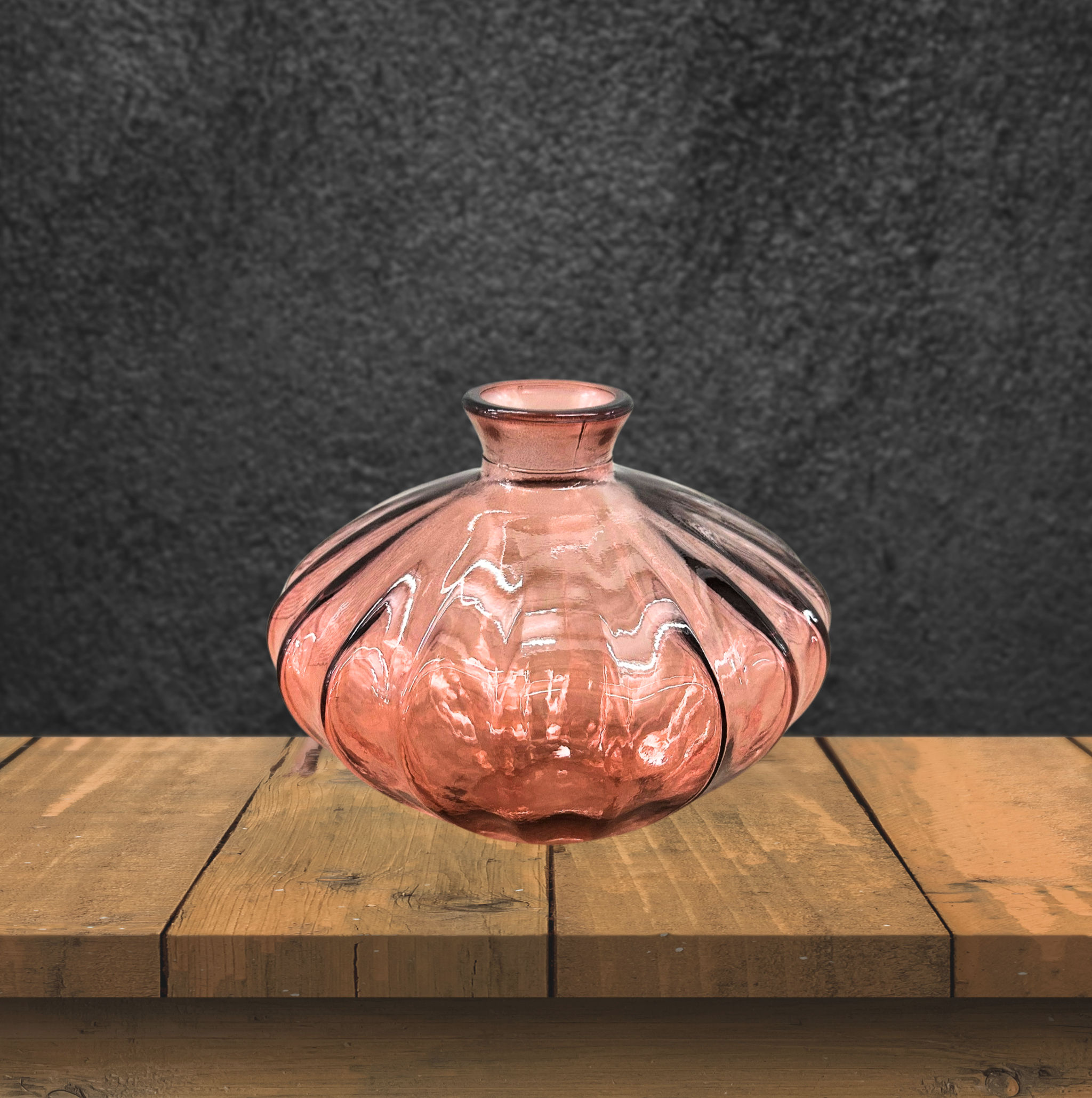 Pink Glass Bud Vase