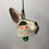 Thumbnail: Bunny Head Bell (Orange Polka Dots)