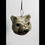 Thumbnail: Brown Bear Head Bell (Ice Blue Clapper)
