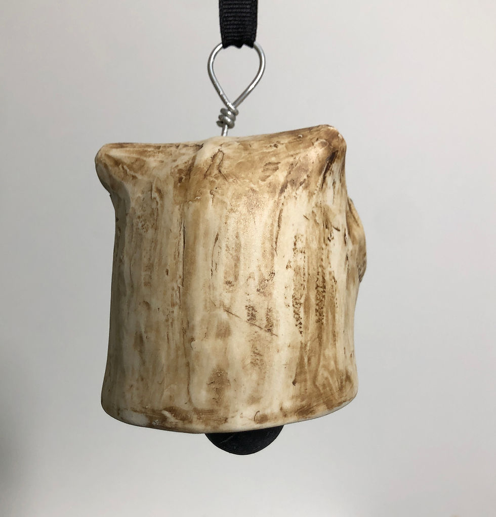 Thumbnail: Owl Head Bell (Black Clapper)