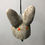 Thumbnail: Bunny Head Bell (Orange Polka Dots)