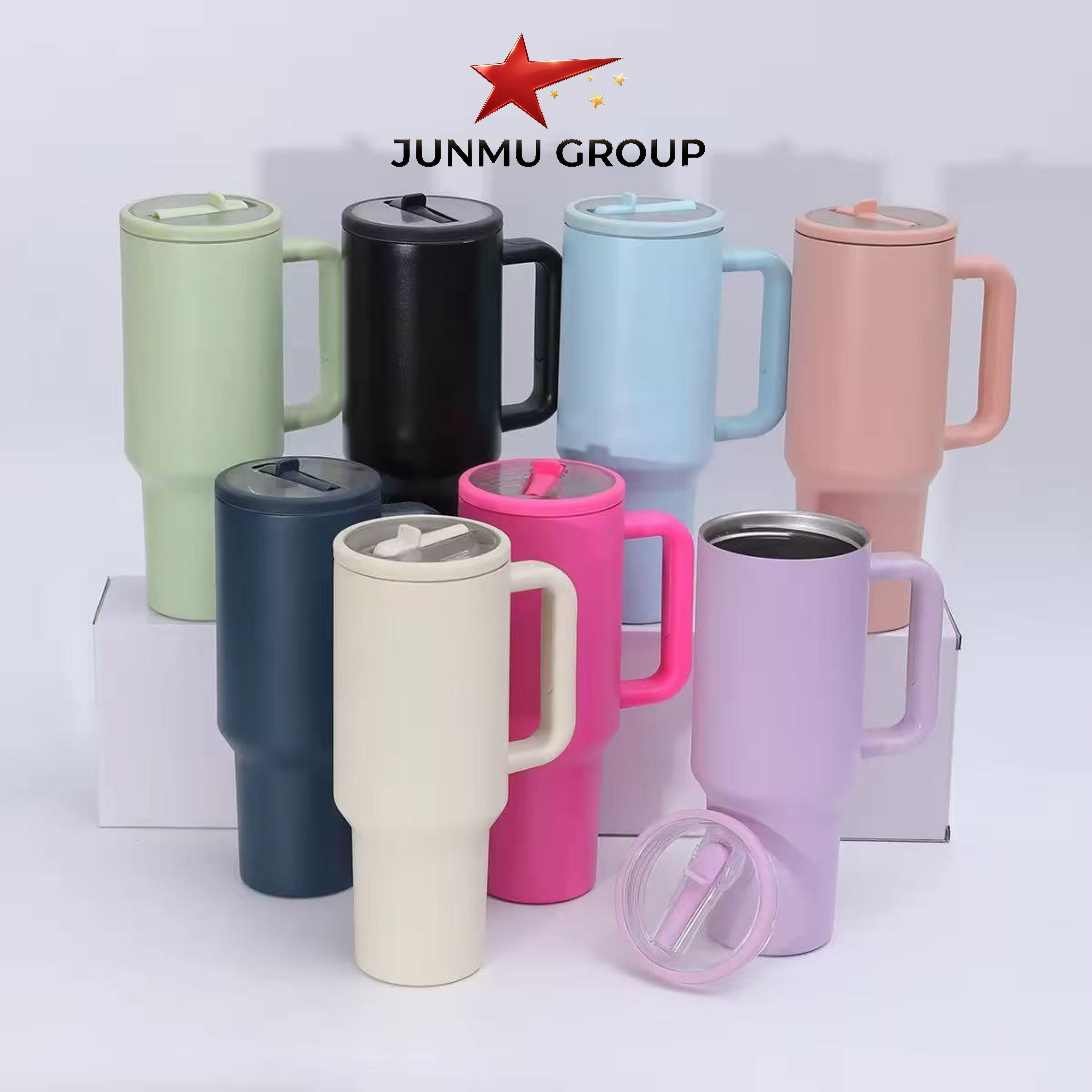Bottle Quencher with Fold down straw 1200ML