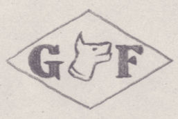 French Maker's Mark
NAME: Georges Fouquetière INITIALS: G F SYMBOL: Dog’s head DATES: 1899 - 1946 SPECIALITY: Jeweller PLACE: 38 rue Oberkampf, Paris, France