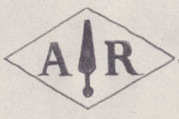 French Maker's Mark
NAME: Auguste Roger INITIALS: A R SYMBOL: Ring sizing stick DATES: 1877 - SPECIALITY: Jeweller PLACE: 83 rue d'Aboukir, Paris, France