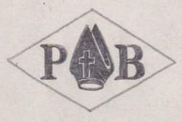 Poinçon de maître orfèvre joaillier, poinçon de fabricant, poinçon d’atelier, poinçon losangique. NOM:           Ferdinand Everaerts INITIALES: E F SYMBOLE: Chat DATES: 1930 - PROFESSION: Bijoutier ADRESSE: 205 rue de Paris, Ivry-sur-Seine, France