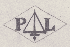 French Maker's Mark
NAME: Pierre Laudet INITIALS: P L SYMBOL: Pump drill DATES: 1946 - SPECIALITY: Jeweller PLACE: 53 rue de Paris, Saint-Leu-la-Forêt, France