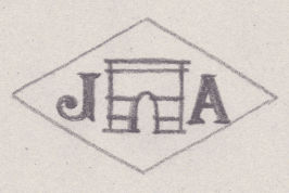 French Maker's Mark
NAME: Jean Allain INITIALS: J A SYMBOL: Arc de Triomphe DATES: 1946 - SPECIALITY: Jeweller PLACE: 4 avenue Percier, Paris, France