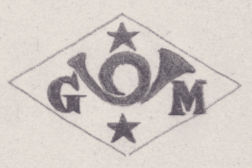 French Maker's Mark
NAME: Gaston Mary INITIALS: G M SYMBOL: Hunting horn and 2 stars DATES: 1921 - 1971 SPECIALITY: Jeweller PLACE: Paris, France