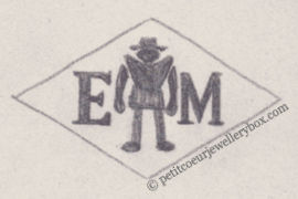 French Maker's Mark
NAME: Emile Marin INITIALS: E M SYMBOL: Sailor DATES: 1926 - SPECIALITY: Jeweller PLACE: 16 bis boulevard Rabelais, St-Maur, France