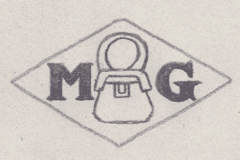 French Maker's Mark
NAME: Maison Guttman INITIALS: M G SYMBOL: Handbag DATES: 1932 - SPECIALITY: Jeweller PLACE: 5 rue Saulnier, Paris, France