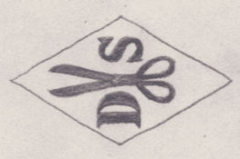 French Maker's Mark
NAME: Dieudonné Simal INITIALS: D S SYMBOL: Scissors DATES: 1897 - 1940 SPECIALITY: Jeweller PLACE: Paris, France