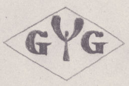 French Maker's Mark
NAME: Georges Guiard INITIALS: G G SYMBOL: Mistletoe DATES: 1937 - SPECIALITY: Jeweller PLACE: 11 rue Gaillon, Paris, France