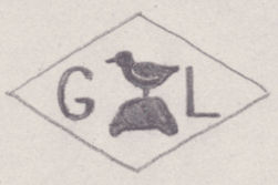 French Maker's Mark
NAME: Paul Gillet & Auguste Leroy INITIALS: G L SYMBOL: Lark on a rock DATES: 1889 - 1891 SPECIALITY: Silversmith PLACE: 22 rue Réaumur, Paris, France