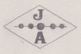 French Maker's Mark
NAME: Jacques Armand INITIALS: J A SYMBOL: 5 pearls on a line DATES: 1934 - SPECIALITY: Jeweller PLACE: 20 rue du paradis, Paris, France