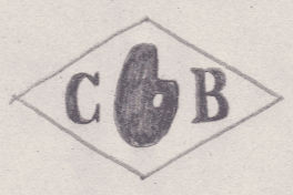 French Maker's Mark
NAME: Charles Boutet de Monvel INITIALS: C B SYMBOL: Palette DATES: 1900 -SPECIALITY: Silversmith PLACE: 71 rue Vandamme, Paris, France