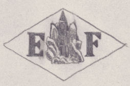 French Maker's Mark
NAME: Edmond Fendrich INITIALS: E F SYMBOL: St Michael's Mount DATES: 1919 - 1962 SPECIALITY: Jeweller PLACE: 17 rue du Bouloi, Paris, France